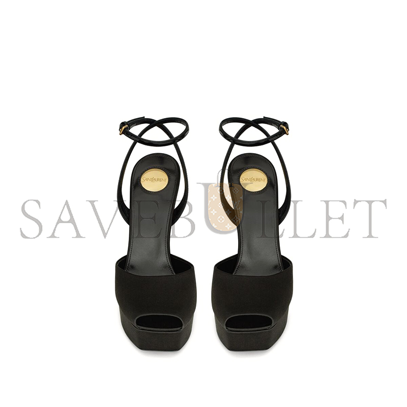 Y*L la scandale platform sandals in satin crepe 8060709qnao1000